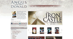 Desktop Screenshot of angus-donald.com